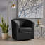 Fauteuil club pivotant - forme de tonneau-1218692623