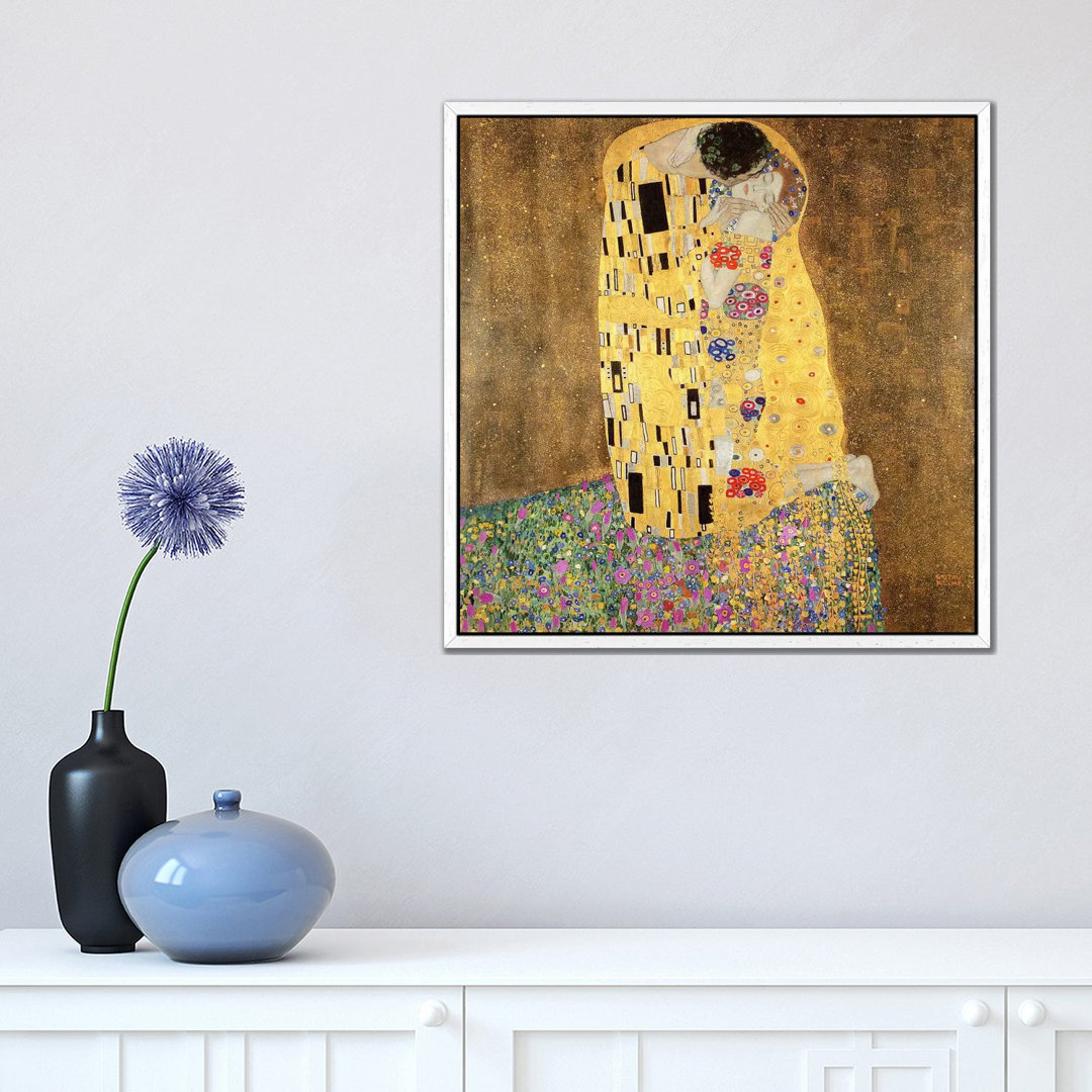 The Kiss by Gustav Klimt - Painting on Canvas