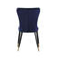 Hartshorne Velvet Dining Chairs - Ergonomic Curved Back with Metal Legs -  Side Chair for Dining Room Kitchen Living Room-1411989038-1411989039-1348625286