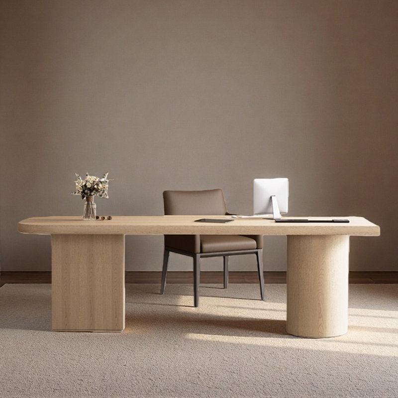 Salon minimaliste, bureau du chef, bureau, bureau, H 29,53 po x l 78,74 po x P 31,55 po