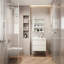 Armoire à pharmacie 24 po x 32 po à fixation murale ou encastrée avec miroir-751403702-751403691
