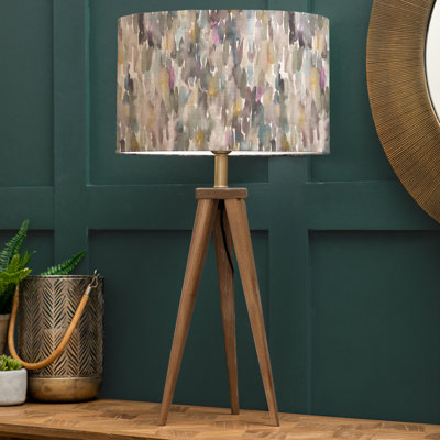 Aratus Wood Tripod Lamp