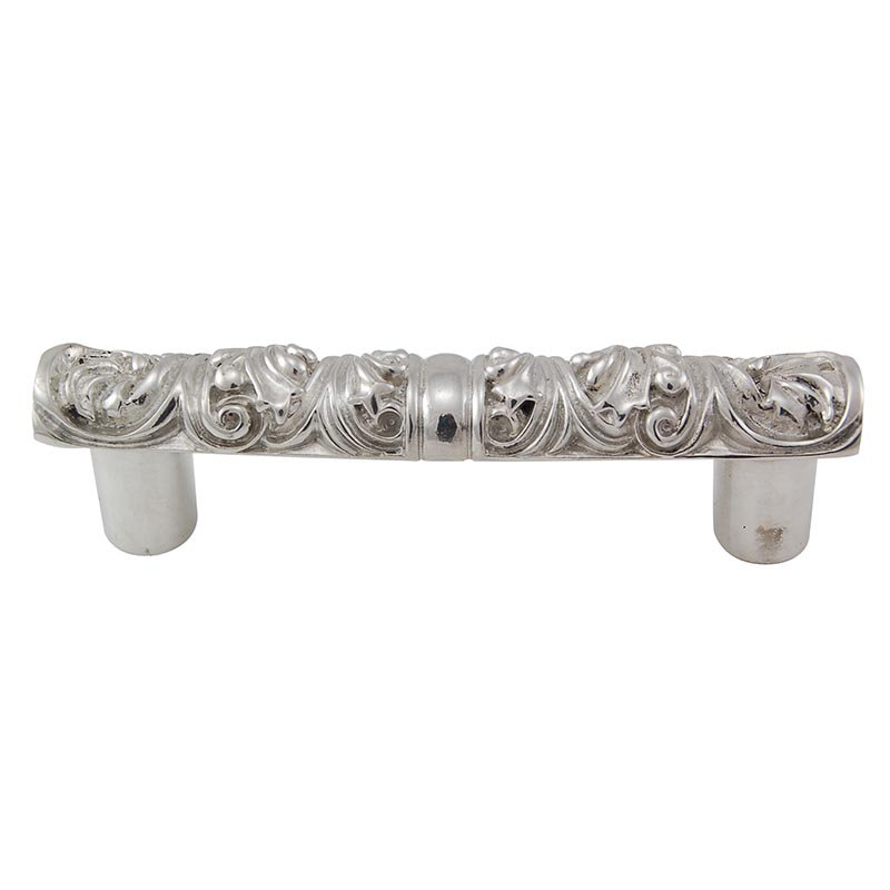 Tirette de bar Liscio, L 5,875 po x l 0,625 po, Argent poli