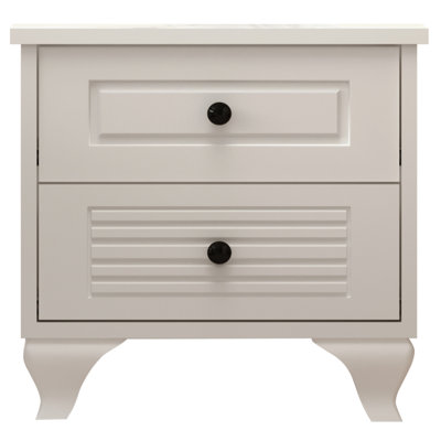Aneela 45cm W Manufactured Wood Bedside Table
