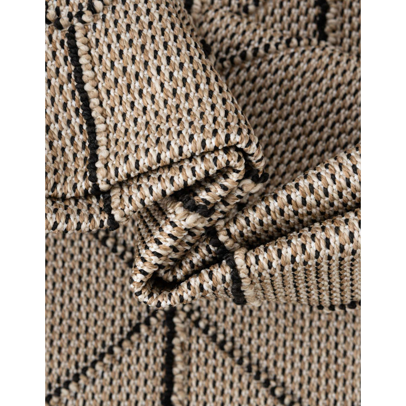 Indoor/Outdoor Trellis Area Rug, Round 3'1"