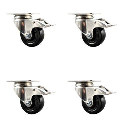 Hard Rubber Swivel Top Plate Caster