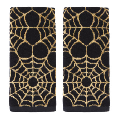 SPIDER WEBS JACQ HAND-BLK W GOLD