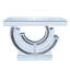 Console moderne en forme de diamant 3c pour hôtel, reflet de miroirs argentés, base en spirale unique avec diamant concassé, espace de vie principal en miroir, miroirs de haute qualité,