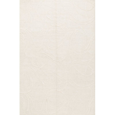Hand-Knotted High-Quality Cream Area Rug