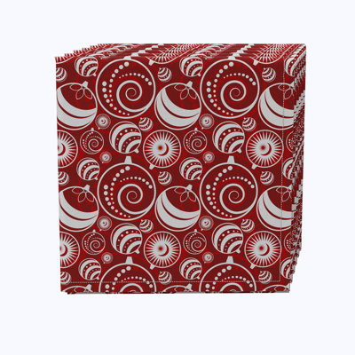 Ellorie Cotton Abstract Square Napkin
