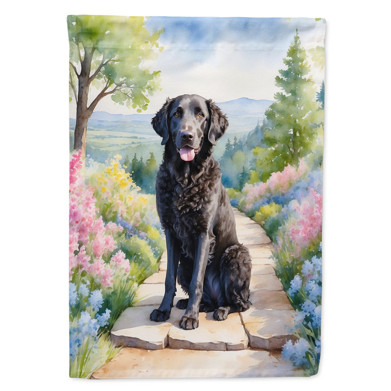 Drapeau de jardin en polyester H 15,5 po x l 11,25 po Taianna