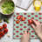 Ambesonne Colorful Cutting Board Large Size Spring Geometric Mix Multicolor