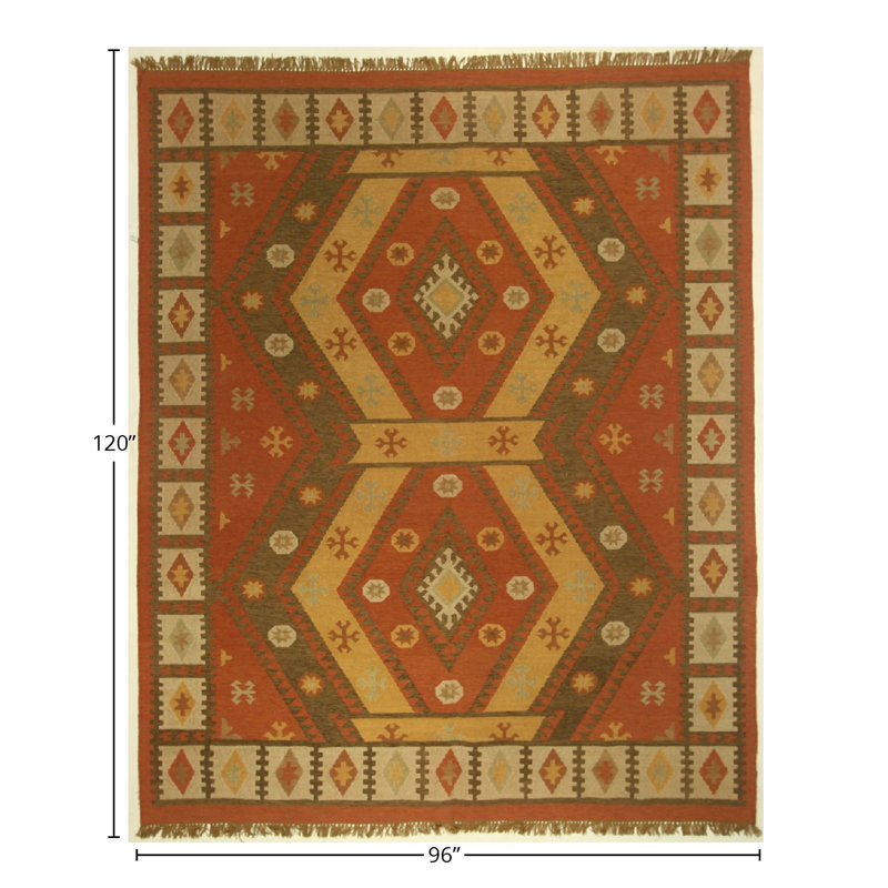 Flatweave Oriental Area Rug