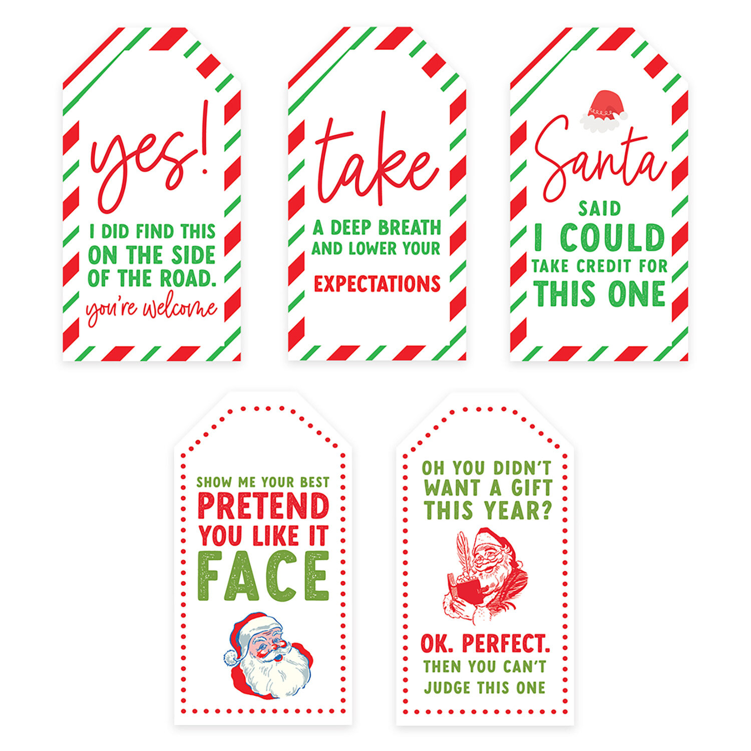 Snarky Christmas Gift Tags, Funny Holiday Gift Tags, Printable Gift Tags,  Christmas Printable Tags, Gift Wrap Under 5 
