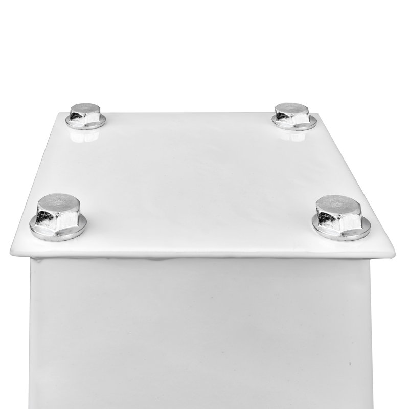 H 27 po piédestal, Blanc alpin