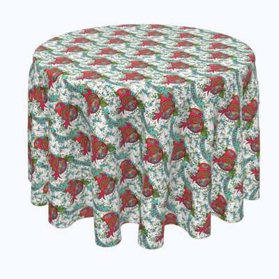 Landseer Floral Round Tablecloth