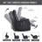 PU Single Motor Power Lift Recliner Chair With Massage And Heat For Elderly, Heavy Duty Motion Mechanism And One USB For Charging, Max Reclining Angle 155°-1433200560