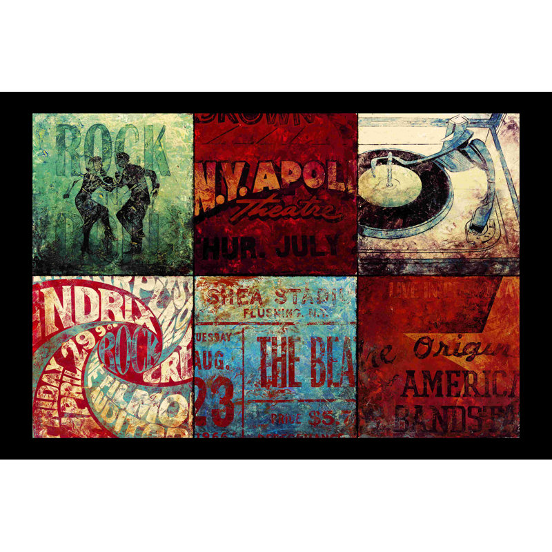 Le kiosque à musique original - reproduction sur toile tendue, H 8 po x l 12 po