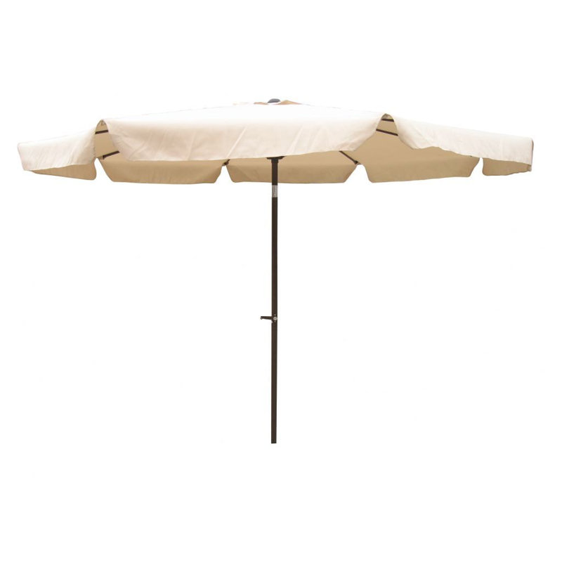Parasol de marché drapé 10 pi Patson, Beige