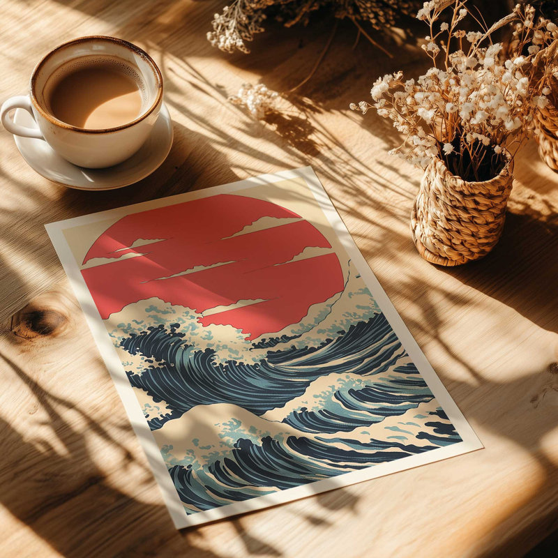 Sundown Swell, impression sur papier mat d'archives, Ne s’applique pas, Impression sans cadre, H 16 po x l 12 po