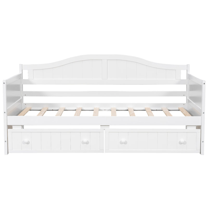 Aprilia Twin Daybed, Drawer Included, White 