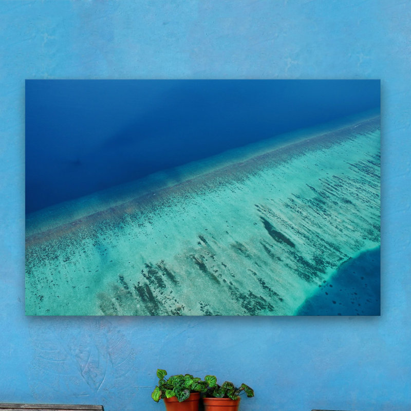 Water Layers - Wrapped Canvas Print, 61 cm H x 91 cm W x 3.81 cm D