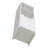 Kitchen Pantry, Two External Shelves, Single Door Cabinet, Two Interior Shelves White