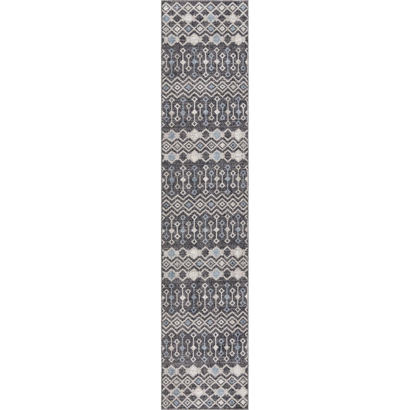 Abstract Indoor Rug, Runner 2'7" x 12'