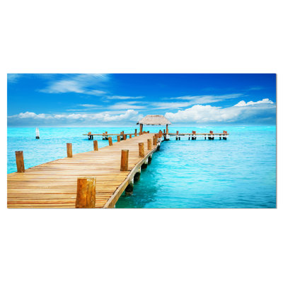 " Tropic Paradise Jetty In Mexico "