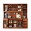 Buffet en bois de noyer massif-1820086882