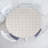 Ebern Designs Pastel Fitted Round Tablecloth Beige White-1763603224