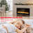 Datus Symple Stuff Black Electric Fireplace Insert-1236412389