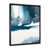 Impression noire sur toile encadrée sélectionné