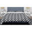 Ensemble de housse de couette géométrique en monochrome i mid-century-40702401