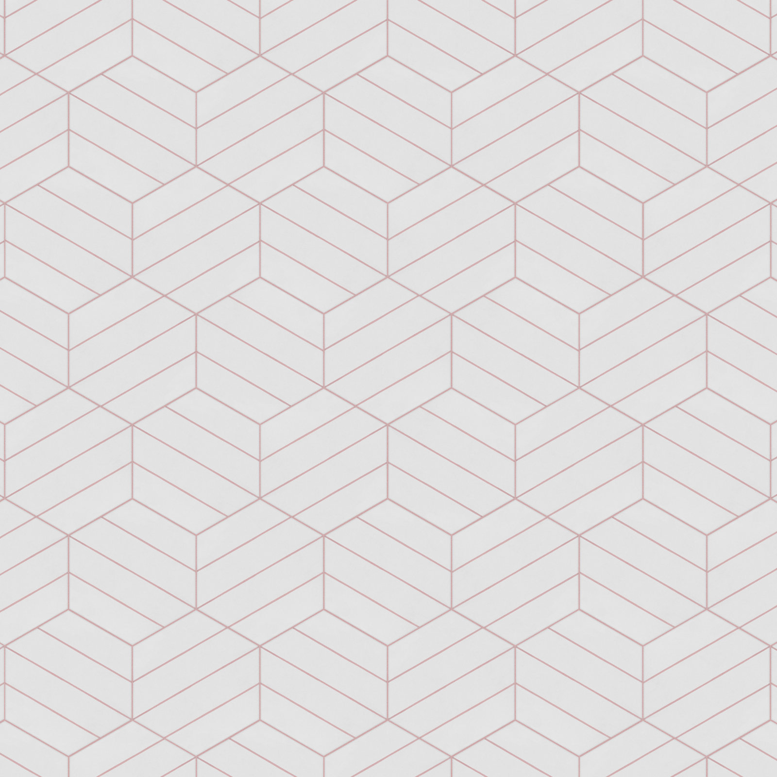 Merola Tile Portas Savona Hex 9" x 10" Porcelain Patterned Wall & Floor Tile, Pink/White