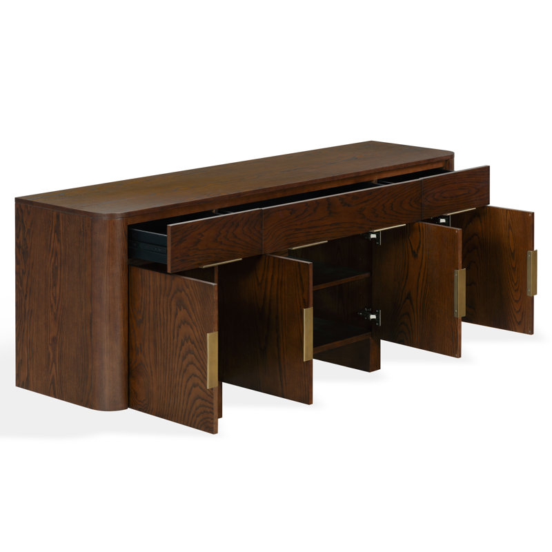 Buffet en bois 3 tiroirs Dorothea