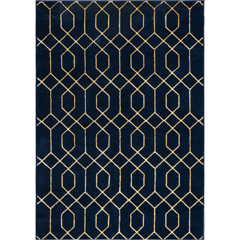 Corando Geometric Indoor Rug, Rectangle 7' x 10'