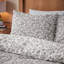 Brushed Grace Floral Leaf Cotton Reversible Duvet Cover Set-101283617-101283622