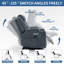 Fauteuil inclinable électrique en chenille avec chaleur et massage-421053936