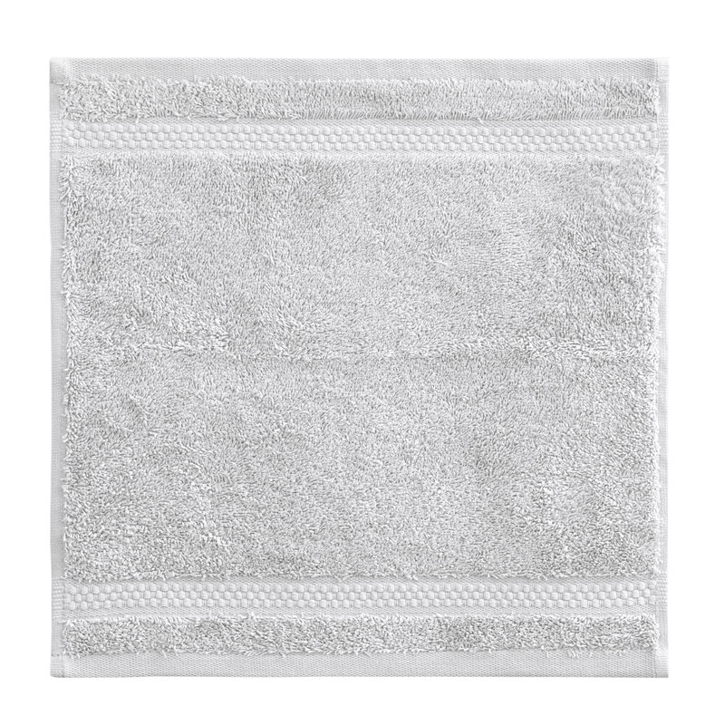 STARLIGHT 100% Turkish Cotton Terrycloth Washcloths, Gray