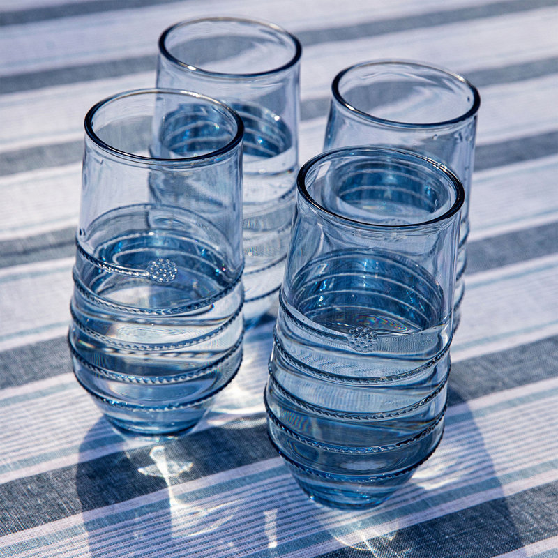 Amalia Acrylic Small Tumbler, Ocean, 18.5 Oz.