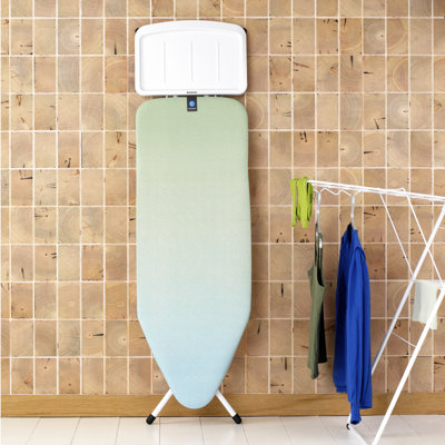 Brabantia Size C Large Ironing Board with Solid Steam Unit Holder