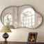 Asymmetrical Metal Framed Wall Accent Mirrors Set of 2-132945594