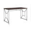 Bureau en MDF / chrome brun