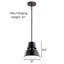 Luminaire suspendu d'extérieur 1L Catherina-860795209