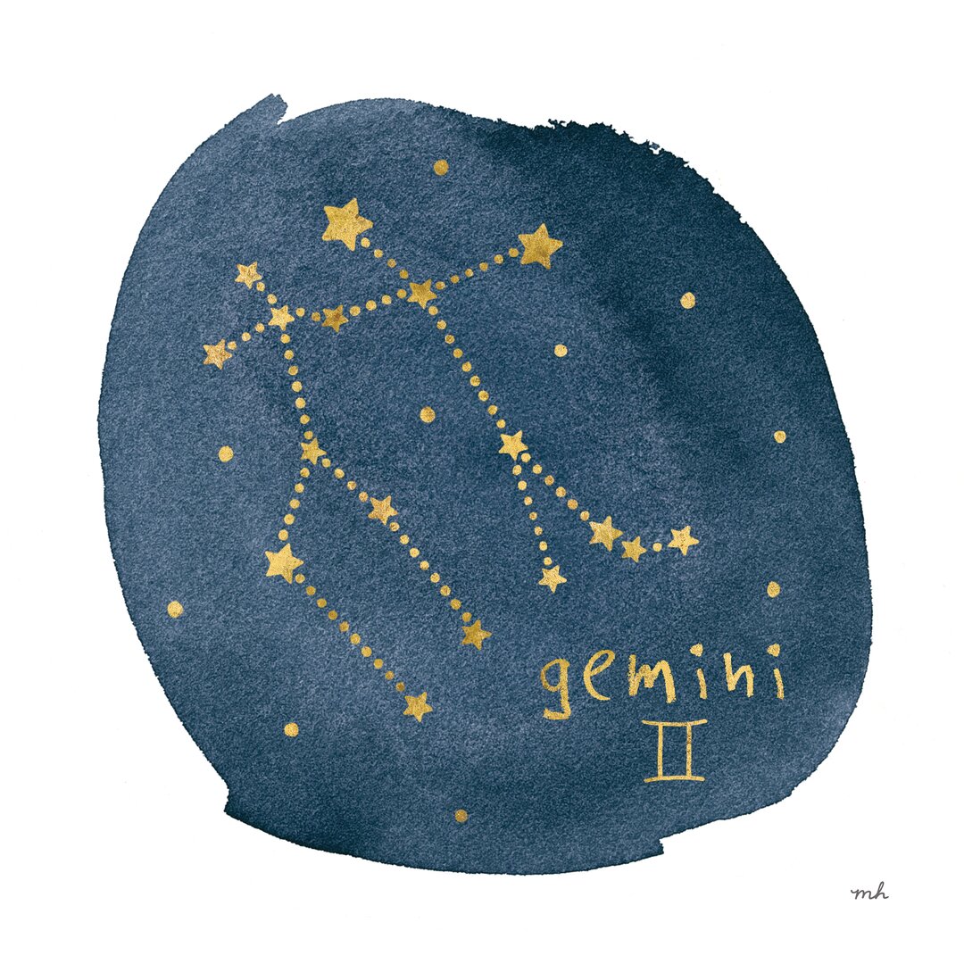 Leinwandbild Horoscope Gemini von Moira Chocolate