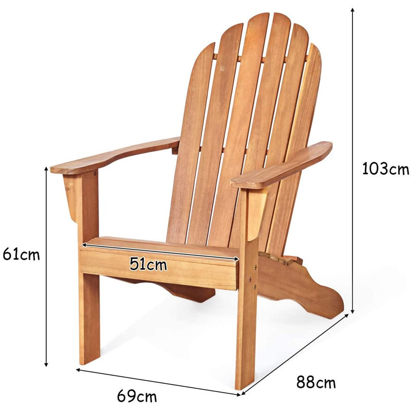 Adirondack House by the Sea Garden Chair, Nature