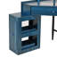 Coiffeuse de coin avec tabouret et prises de courant (sans miroir)-326820638