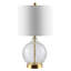 Lampe standard transparente 22 po Odette