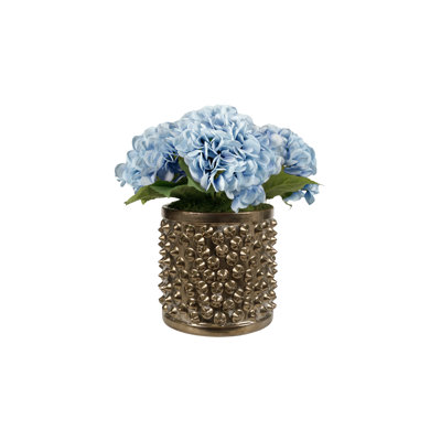 Faux Floral in Planter